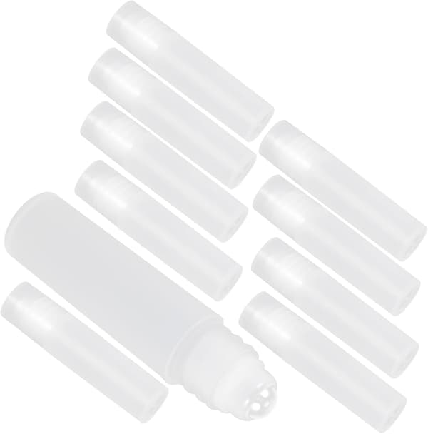 10 st 5 ml påfyllningsbara parfymflaskor med roll-on, bärbara reseflaskor med roll-on