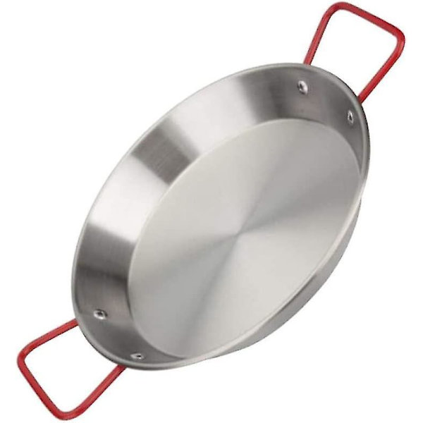 Punakahvainen Ruostumattomasta Teräksestä Valmistettu Meriruokapaistinpannu Pastan Paistamiseen 22cm