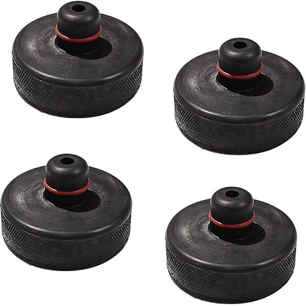 4 stk Biljekk Pute Plassering Beskytter Gummi Bil For Tesla Model 3, Jekk Løftepunkt Pute Adapter, Jekk