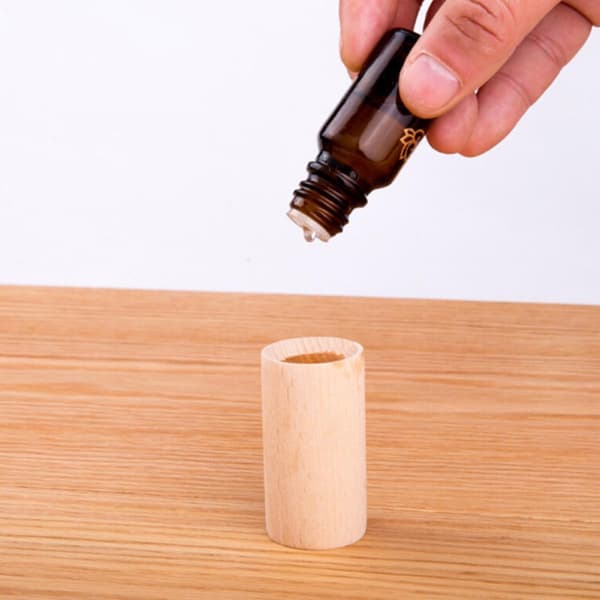 Bärbar eterisk oljehållare Trädiffusor Almträ Aromdiffusor
