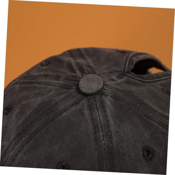 Solid Mote Baseball Cap Sommer Solhatt for Kvinner og Menn Bomullsmateriale