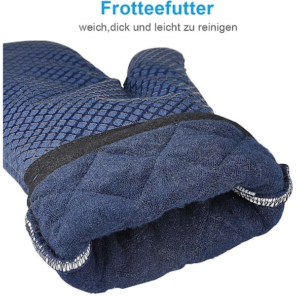 Ugnsvantar Värmebeständiga Ugnsvantar, Grytlapps Vantar, Grill Ugnsvantar