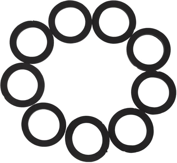 50 st gummi-spinlock-brickor mutterhalsband för hantel- och skivstångslyft