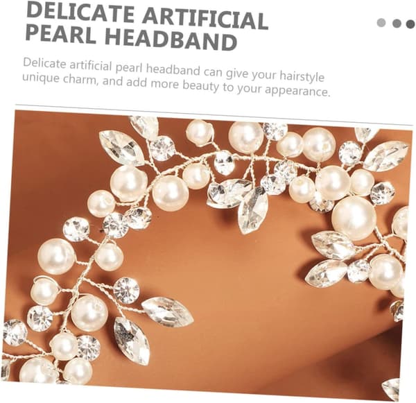 Brudehårbånd Kunstig Elegant Hårtilbehør til Bryllup og Fester Elegant Hodeplagg