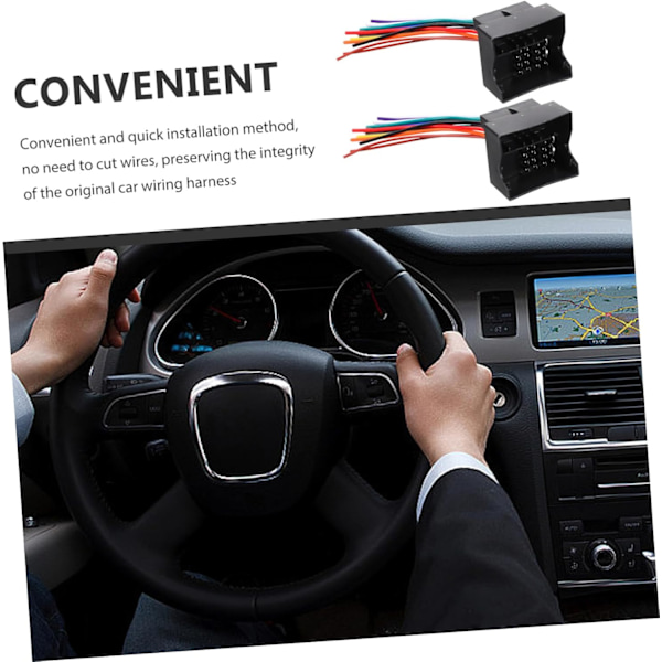 Bil Stereo Ledningsnett Radio Ledningsnett Universell Kompatibilitet Ingen Klipping Materiale Enkel å Installere