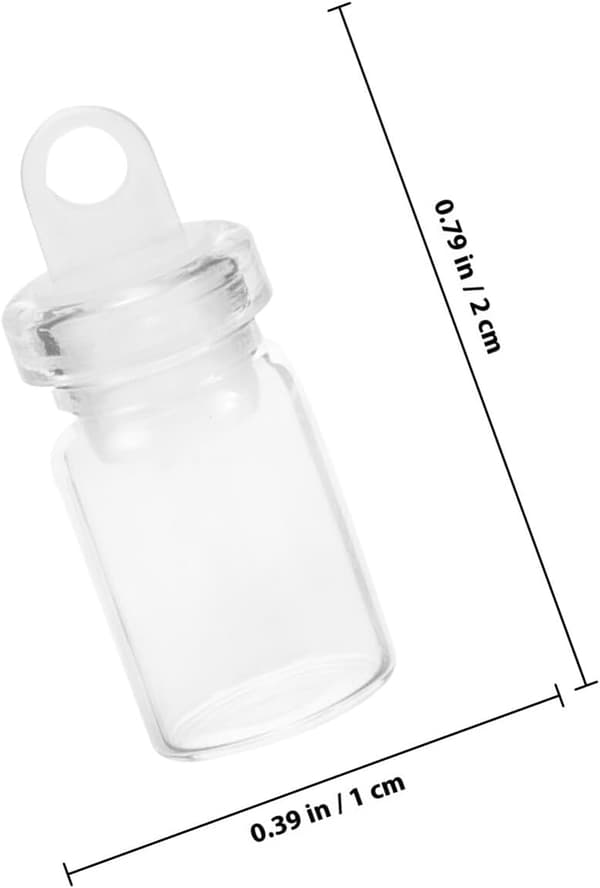 Mini glasönskeflaskor Små glasflaskor 10 st med korkar, små förseglingsflaskor