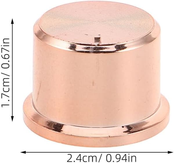 20 st plastvolym vridknapp för potentiometer volymkontrollknapp ljudkontroll