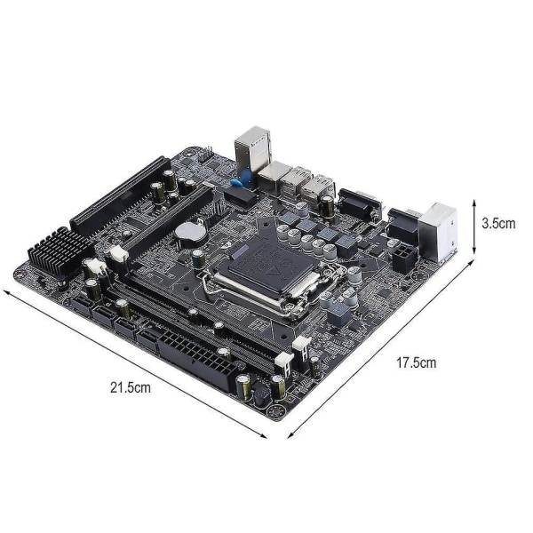 H55 LGA 1156 DDR3 8 Gt:n pöytätietokoneen emolevy