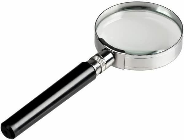 Bærbar håndholdt lupe for eldre lesing med solid grep og lett å holde design