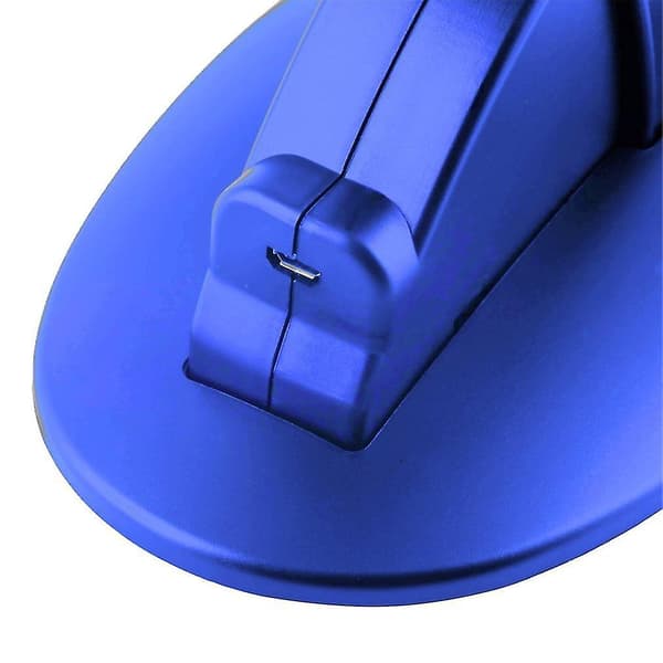 PS4 Dobbel USB Ladestasjon for Kontroller Spillkontroll Lade