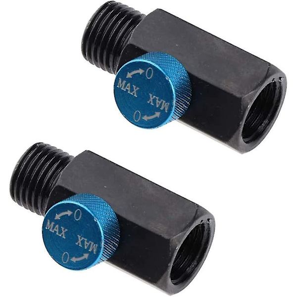 Inline Regulator Solid Steel Trykregulator Værktøj (sort) (2 stk)