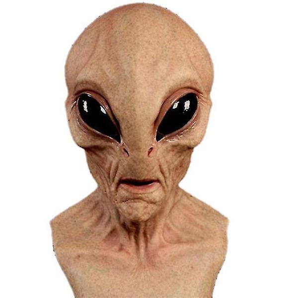 Halloween Alien -naamio Pelottava Kauhea Kauhu Alien Supersoft Naamio Taikanaamio Pelottava Juhlan Koriste Hauska Cosplay Rekvisiitta Naamiot Uusi B