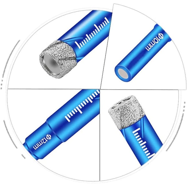 Diamantbor, hullsag for boring i keramikk, glass, marmor, fliser, sandstein (14 mm)