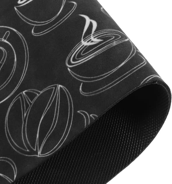 Kaffefad tørremåtte Kaffemaskine måtte Sort absorberende skridsikker multifunktionel pude