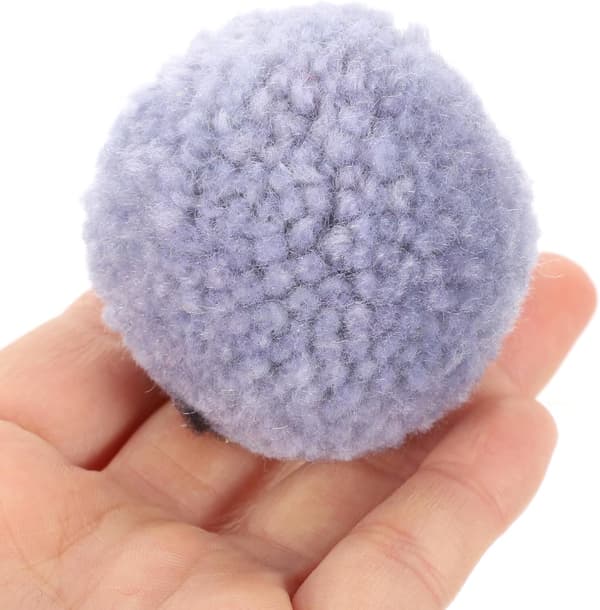 12 stk. farverige fluffy pomponkugler DIY håndværksartikler bløde polyesterpufkugler