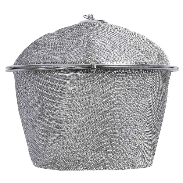 3x Ekstra Stor Rustfritt Stål Twist Lock Mesh Te-Ball Te-Infuser Med Hakenkjede