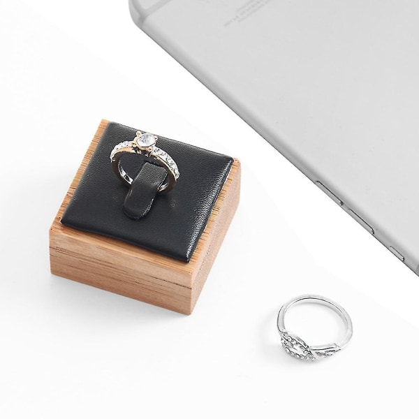2x Fashion Ring Armbånd Smykker Display Stand Holder Showcase Organi Er Case Box