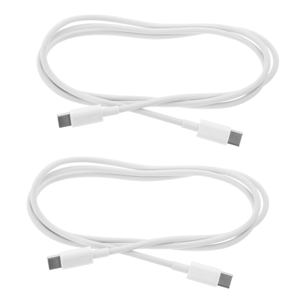 2 stk. c til c Hurtigladekabel Ladekabel Type c til Type c c Kabler c til c Lading c Kabel Hurtiglading