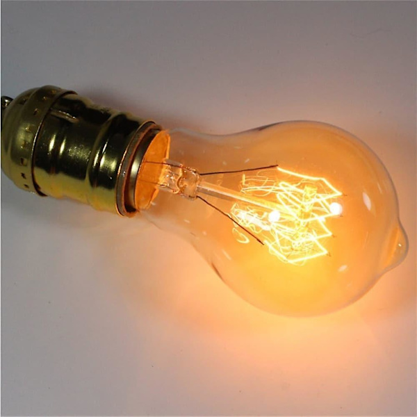 6 stk. 60W E26 E27 A60 Varmt Retro Dæmpbar Glødepære
