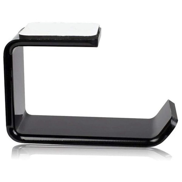 Enkel Høretelefon Stativ Holder Hængende Tape Under Skrivebord Dobbelt Headset Stativ Montering Øretelefon Holder
