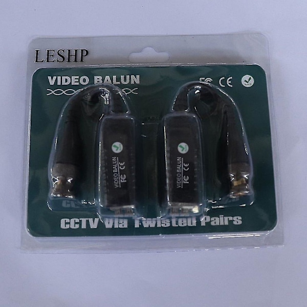 1 Pari HD CCTV Kierteinen Videobalun Lähetin 0-300m