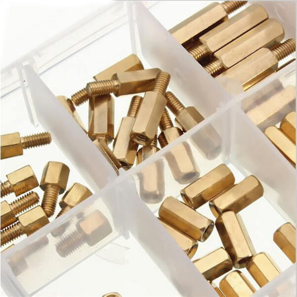 120 stk M3 Hex Messing Avstandsholder Skrue Mutter Bolt