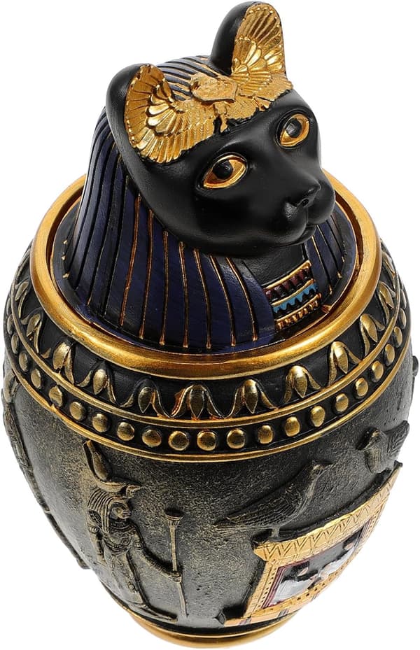 Harts egyptiskt tema prydnad Forntida egyptiskt tema staty prydnad Premium harts material