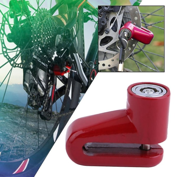 Motorsykkel Bike Security Safe Disc Wheel Lock Brake Rotor