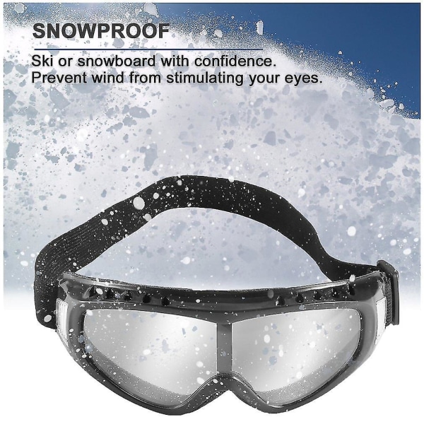 Utomhus vindtät Ski Snowboard Goggles Motorcykelglasögon