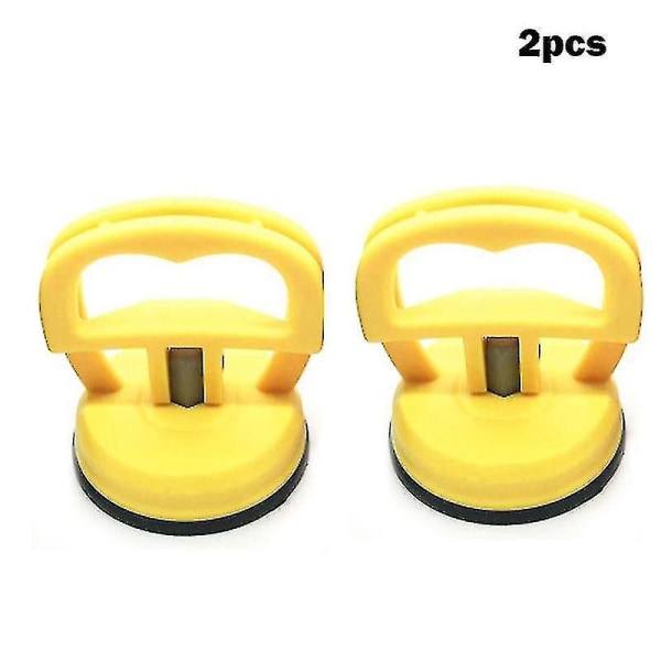 2 Pcs Suction Cup Auto Car Body Dent Ding Remover Repair Puller Sucker Panel Tool-coloryellow