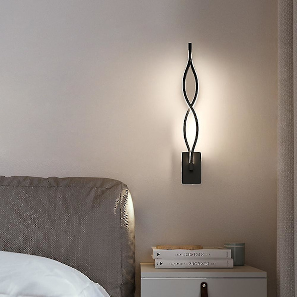 Aaltomainen LED-seinävalaisin 16W Lämmin Valo