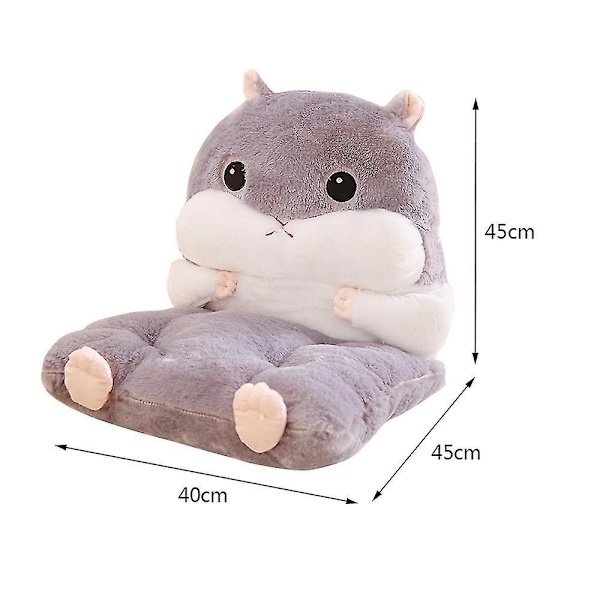 Avtakbar En-delt Hamster Ryggpute Tegneserie Pute