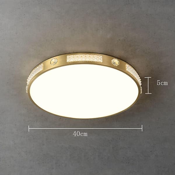 40cm Ø Loftlampe i Kobber Messing Moderne