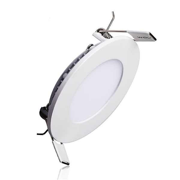 4 stk LED Downlights 3W LED Taklampe Innfelt Rund