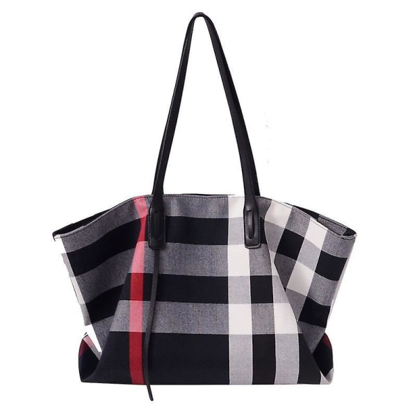 Handväskor för kvinnor Canvas Mode Stor kapacitet Rymlig väska Dam Crossbody Handväska Mode Tote Top