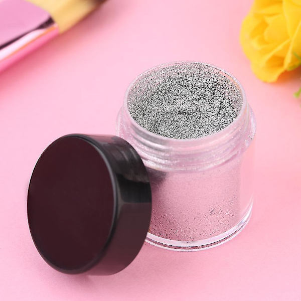 1 Ask 10g Spegelglitterpulver Nagelsmycke Krom Manikyr