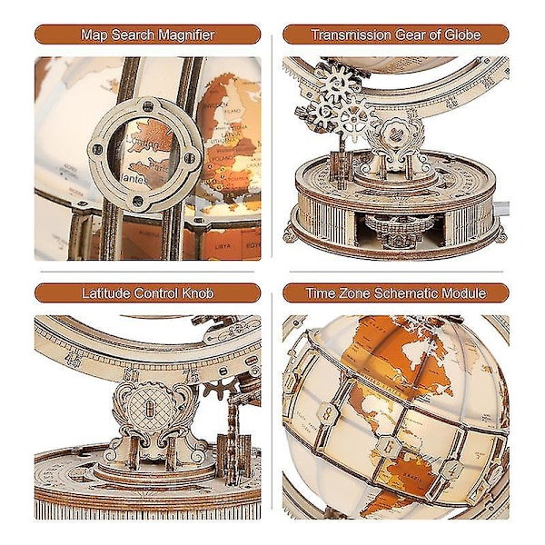 Teleskop Jorden 3D Trepusles DIY Ornament