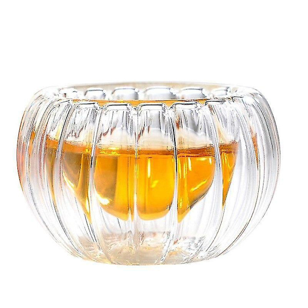 4 stk Dobbeltlags Varmebestandig 50ml Glas Vandkop