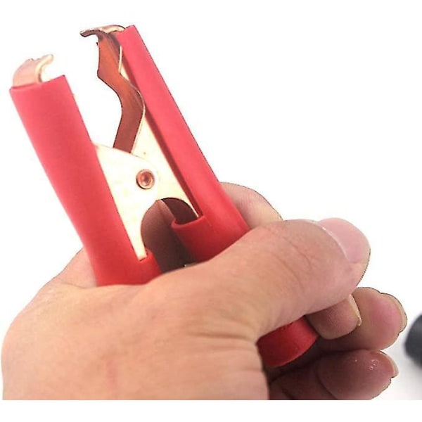 Bilbatteriklämmor 150A Isolerad Alligatorclips 2st