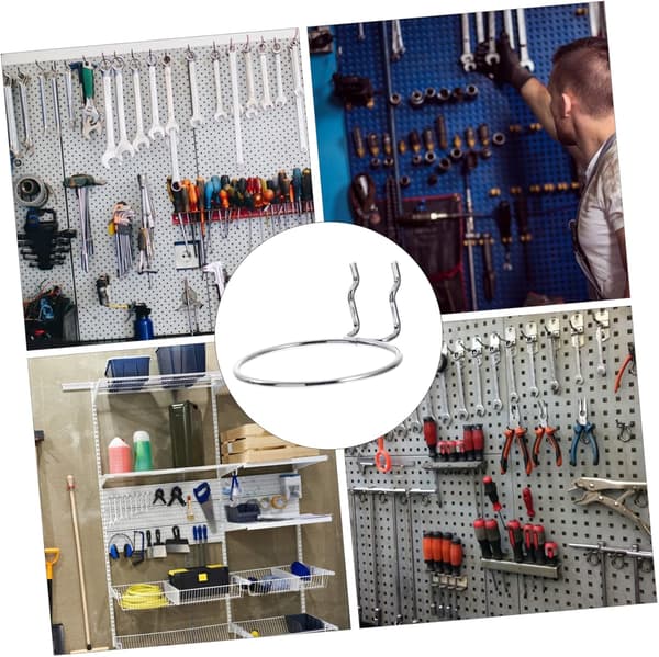 6st Pegboard Krokar Display Hyllkrokar för att hänga koppar för Pegboard Förvaringsställ