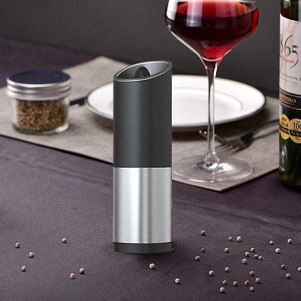 Elektrisk Salt- og Pepperkvern, Elektrisk Salt- og Peppermølle Sett, Automatisk Tykkelsesjusterbar