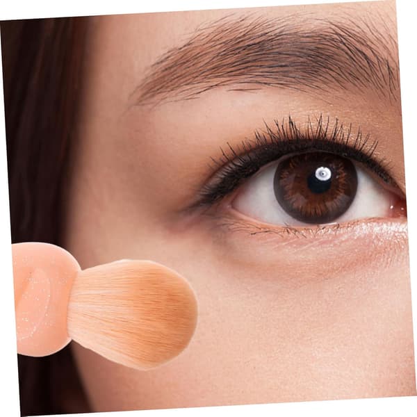 2 stk. neglestøvbørste Mini makeupbørste til kinder Bærbar blushapplikator