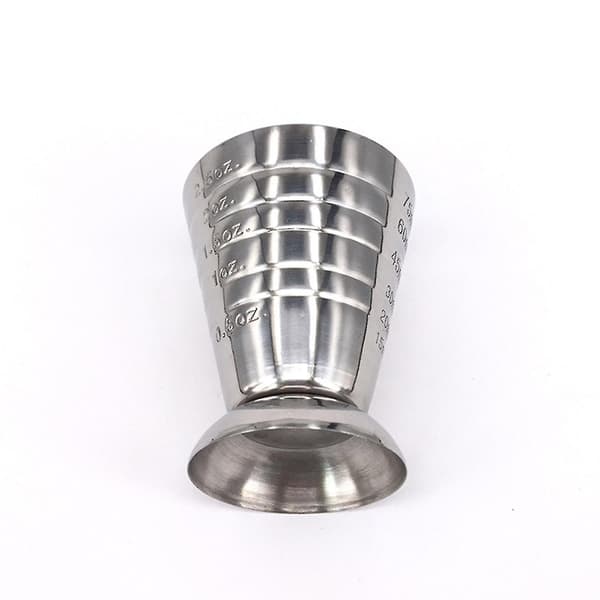 Mätkoppar Cocktail Jigger Cocktailshaker Rostfritt Stål Vätska Mini Koppar