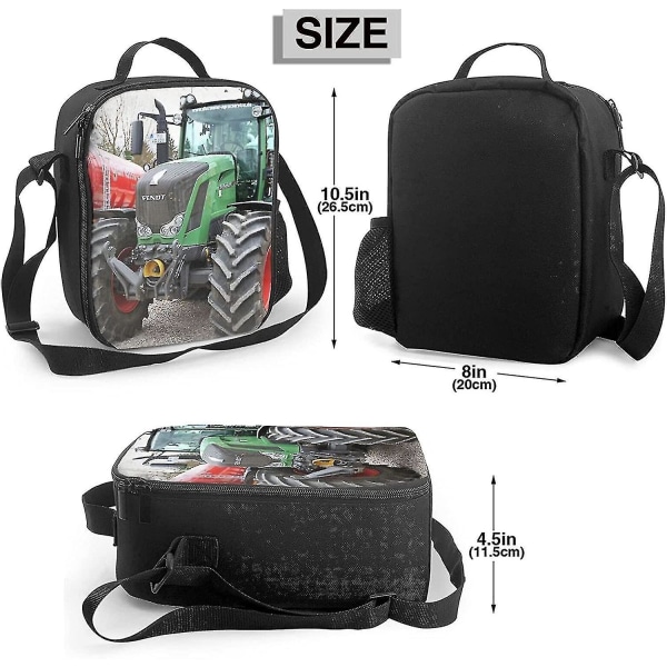 Isolerad Lunchväska Fendt 828 Vario Lunchbox Med Vadderad Isolerad Foder Lunchväska Termisk Kylare Pack