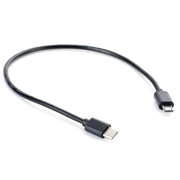 Typ C Usb-c till Micro Usb Kabel Micro B Usb Typ C Sladd Hane till Hane Datakabel 1M
