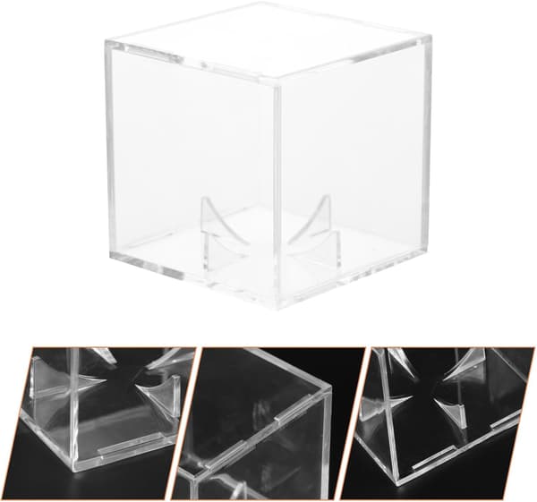 Baseball Display Box Desktop Baseball Case Opbevaringskube til memorabilia-samleobjekter Display i sportssamlinger