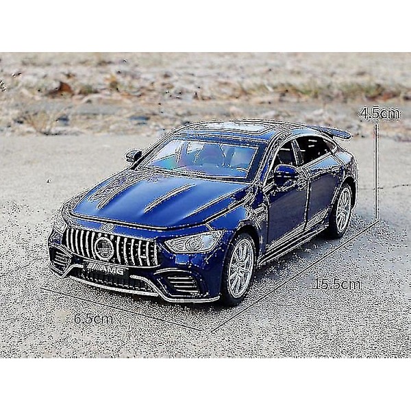 Polaoyi :32 Benz Amg Gt63 Legering Modell Diecasts Leketoy (blå)