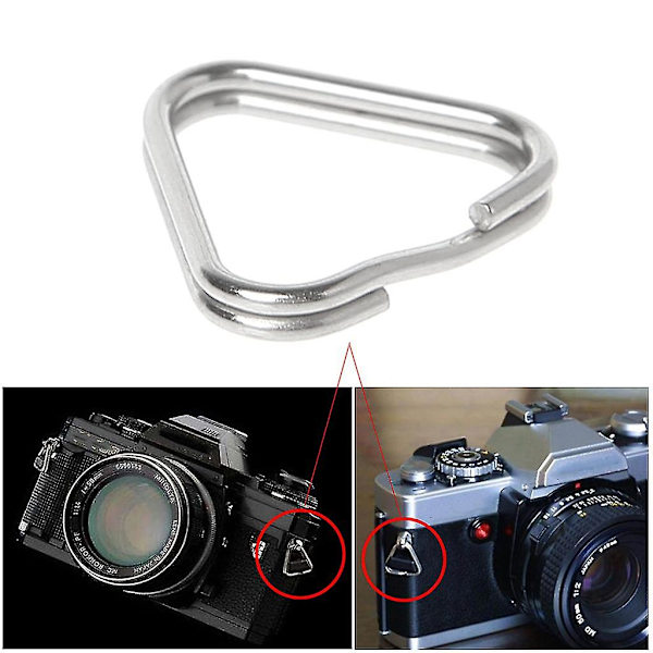 Ersättningsdelar för kamerarem - Kamera-remkrok för triangulära ringar för DSLR