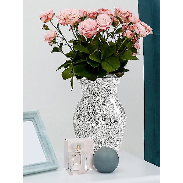 Håndlavet Mosaik Crackle Glas Bordpynt