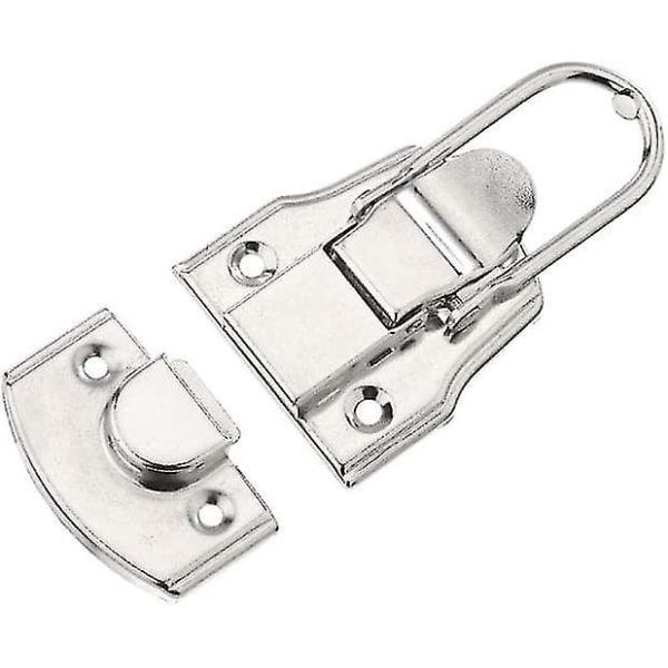 Buckle Bagasje Lås, Bagasje Koffert Kasse Boks Hasp Lås Verktøykasse Spenne Lås Fly Kasse Hasper Latchessilver4pcs)